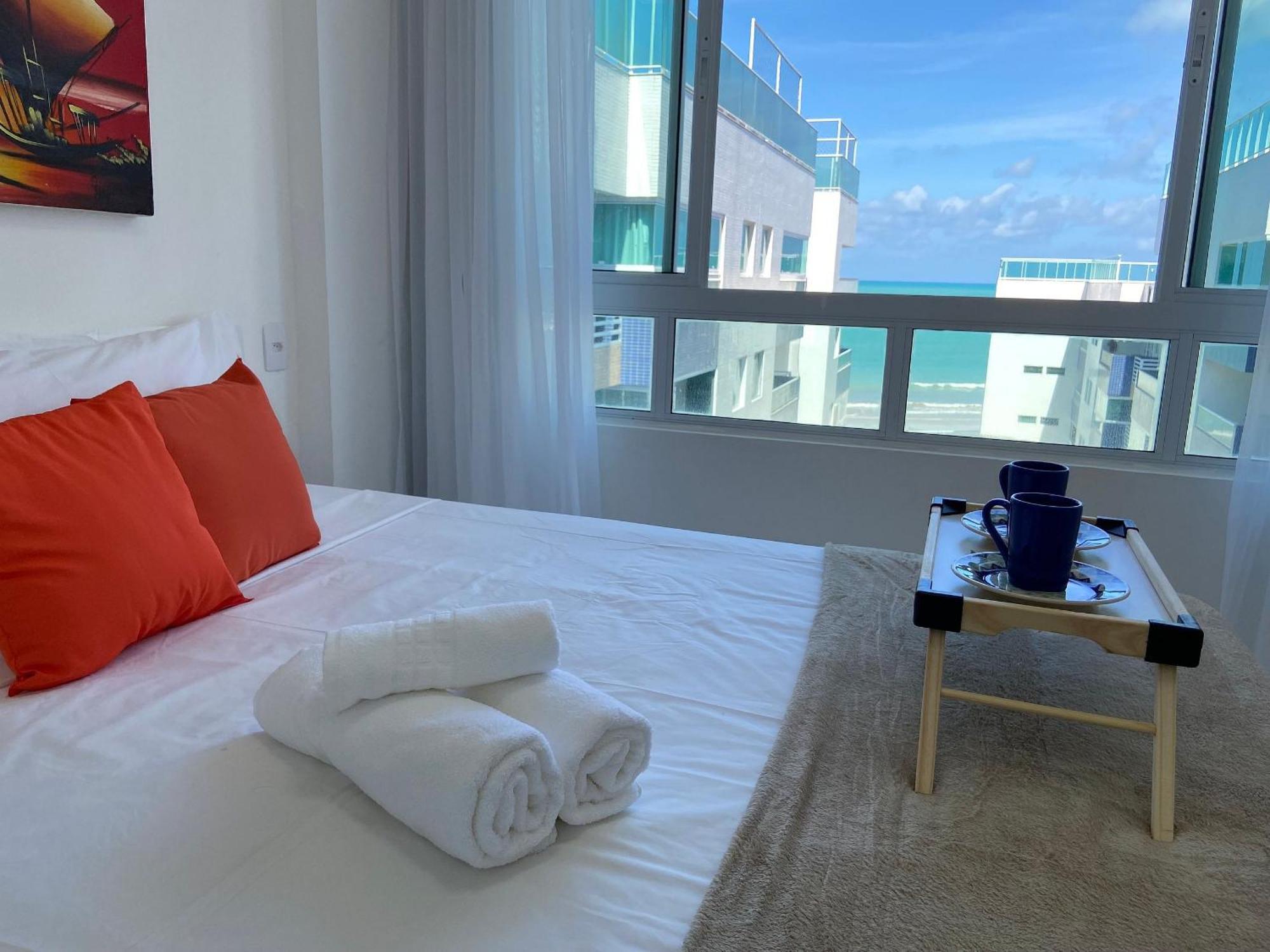 Bela Hospedagem - Pe Na Areia No Bessa, Wifi C/Vista Piscina E Mar João Pessoa Εξωτερικό φωτογραφία
